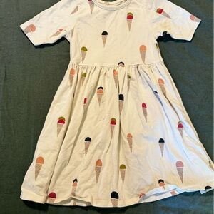 Girls pink chicken ice cream dress size 4